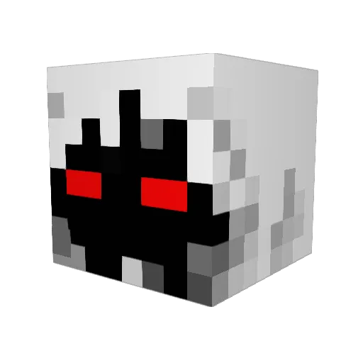 PsRocXx Minecraft avatar head, 3D render