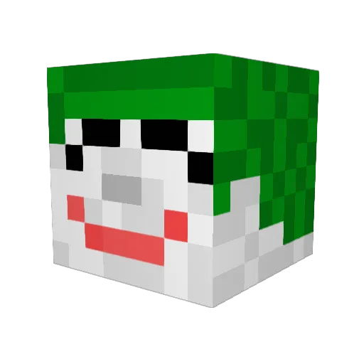 PsYcHoJoK3R Minecraft avatar head, 3D render