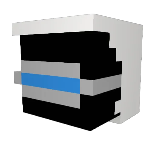 PsYcho700 Minecraft avatar head, 3D render