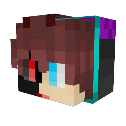 Ps_Tody Minecraft avatar head, 3D render