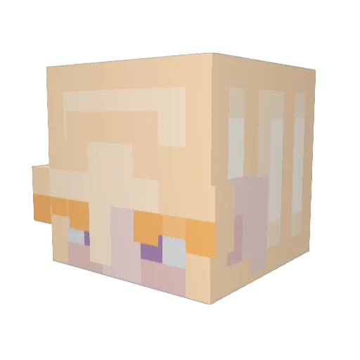 Psalm182 Minecraft avatar head, 3D render