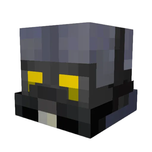 Pscals Minecraft avatar head, 3D render
