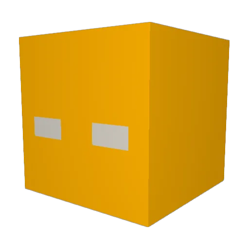 Pscion Minecraft avatar head, 3D render
