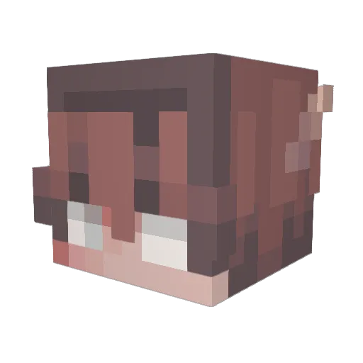 PseudoNimh Minecraft avatar head, 3D render