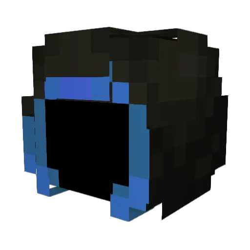 Pseudous_mc Minecraft avatar head, 3D render
