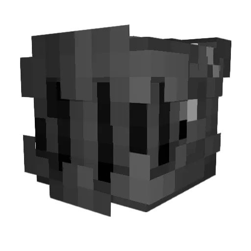 PshhBes Minecraft avatar head, 3D render