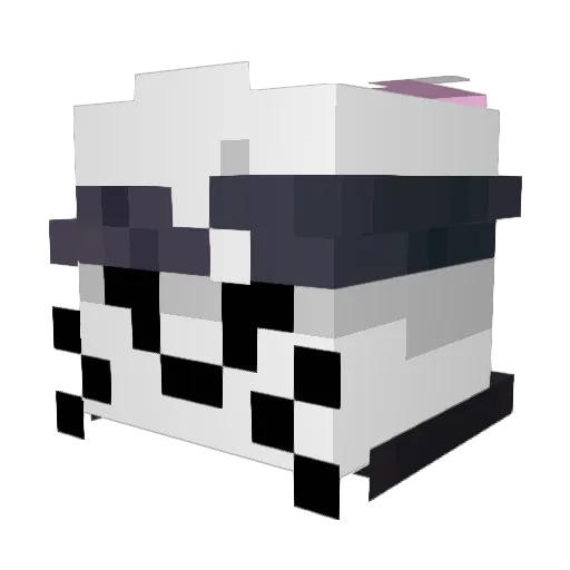 PsiMiami Minecraft avatar head, 3D render