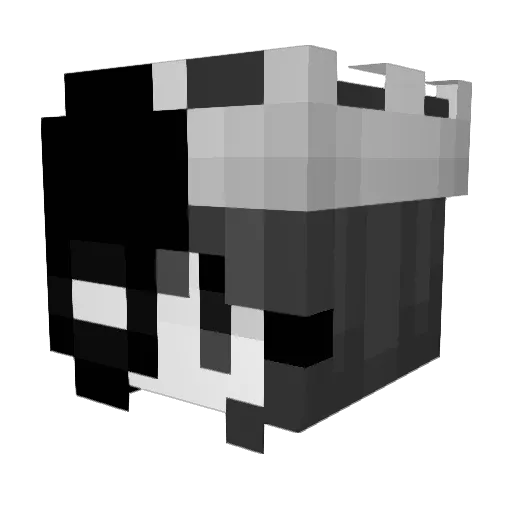 Psi_Void Minecraft avatar head, 3D render