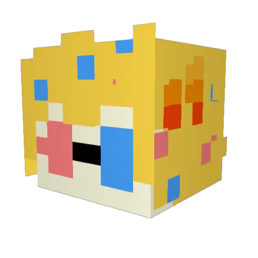 PsionicBeeDaemon Minecraft avatar head, 3D render