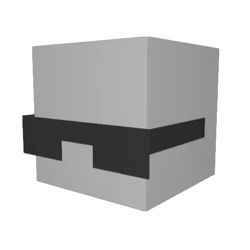 Psipsinelios Minecraft avatar head, 3D render