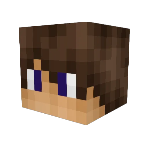 Pstone99 Minecraft avatar head, 3D render