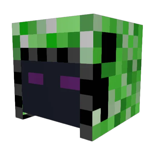 Psy10427 Minecraft avatar head, 3D render