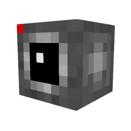 PsyCam Minecraft avatar head, 3D render