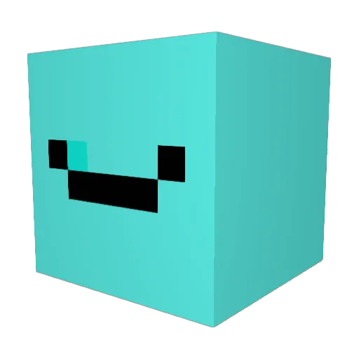 PsyCooper Minecraft avatar head, 3D render