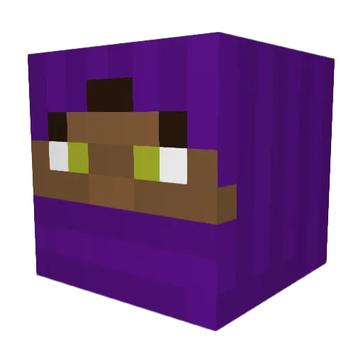 PsyElf Minecraft avatar head, 3D render