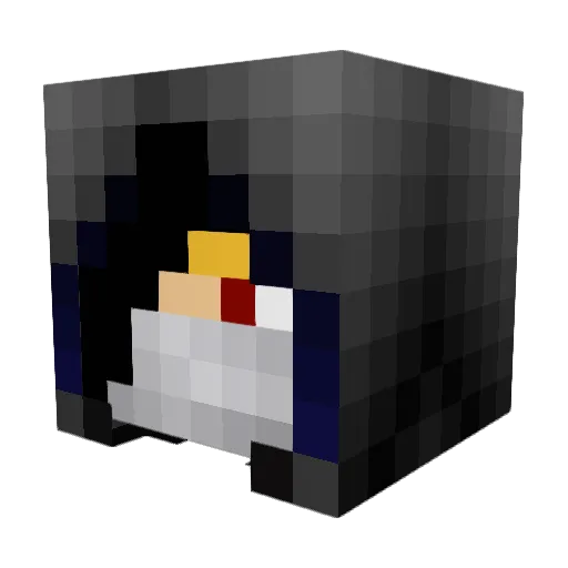PsyMan1337 Minecraft avatar head, 3D render
