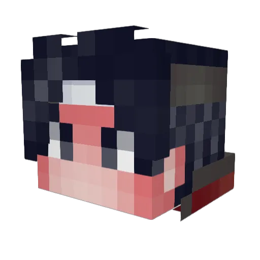 PsyRenV_ Minecraft avatar head, 3D render
