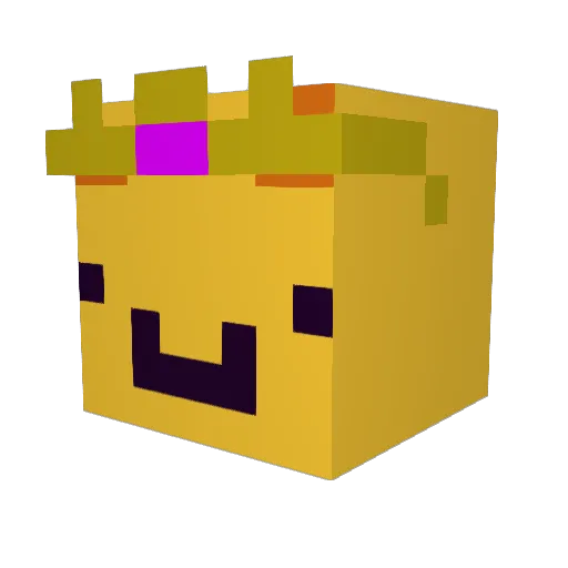 Psy__Duck Minecraft avatar head, 3D render