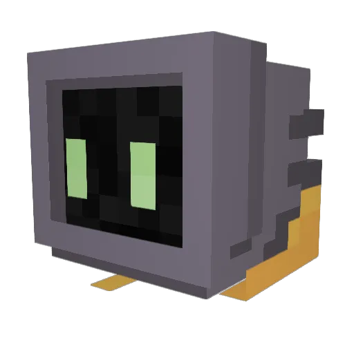Psyborg13 Minecraft avatar head, 3D render