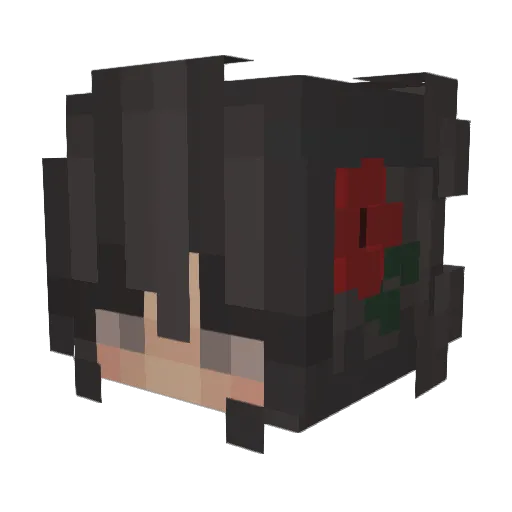 Psycalog Minecraft avatar head, 3D render