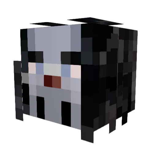 Psych0_666 Minecraft avatar head, 3D render