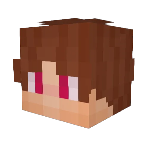 Psych0ticMusic Minecraft avatar head, 3D render