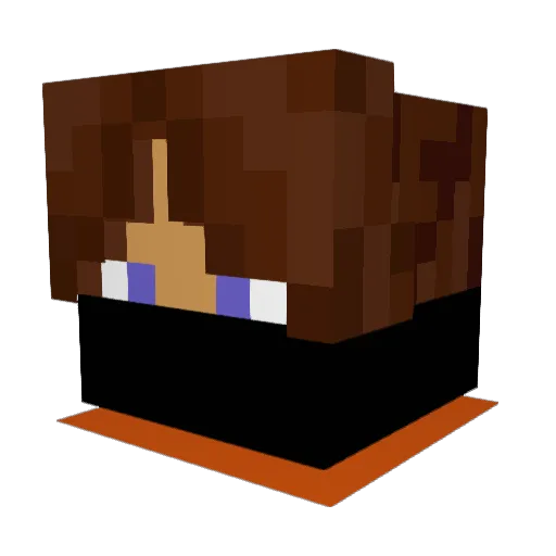 Psych4Life5894 Minecraft avatar head, 3D render