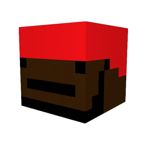 Psyche_77 Minecraft avatar head, 3D render