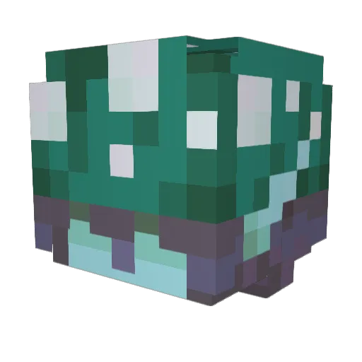 Psycheberry Minecraft avatar head, 3D render