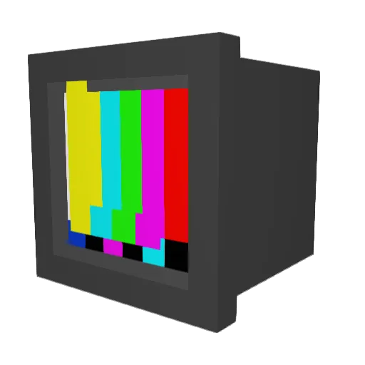 Psychful Minecraft avatar head, 3D render