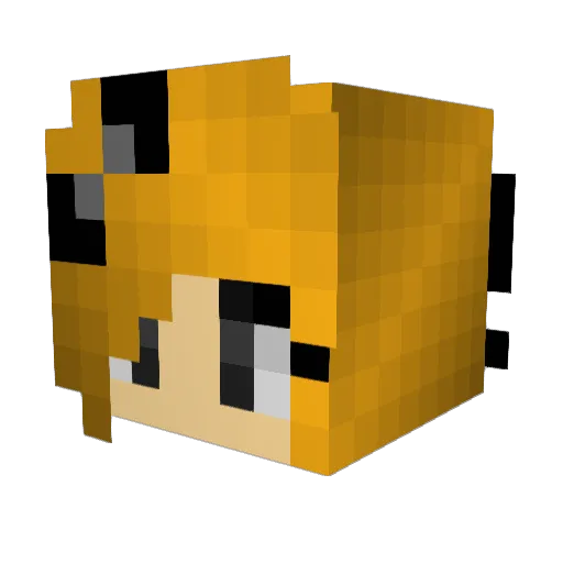 Psychic52 Minecraft avatar head, 3D render