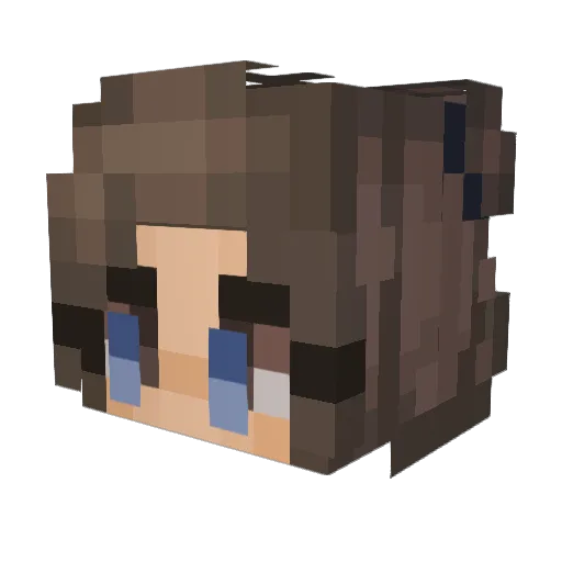 PsychicJas Minecraft avatar head, 3D render