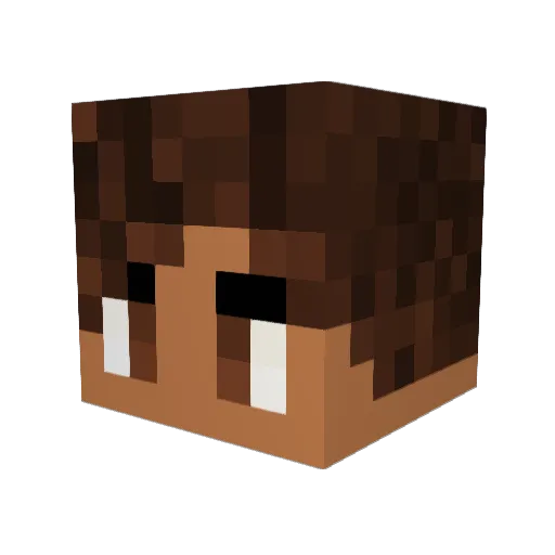 PsychicOnion Minecraft avatar head, 3D render
