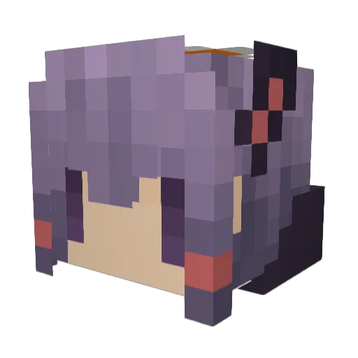 PsychicP Minecraft avatar head, 3D render