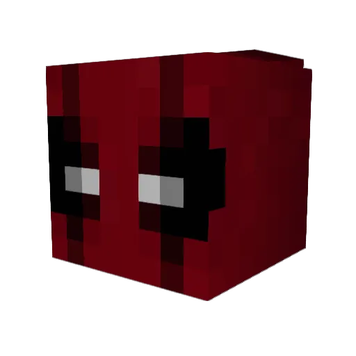 Psycho71 Minecraft avatar head, 3D render