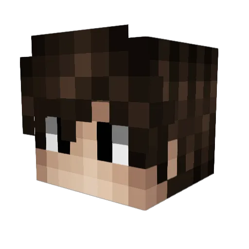 PsychoBear06 Minecraft avatar head, 3D render