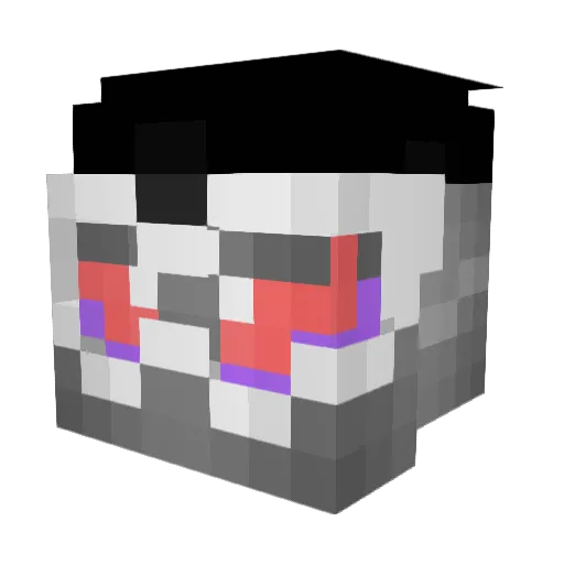 PsychoDragon6400 Minecraft avatar head, 3D render