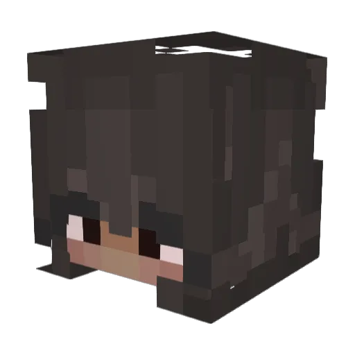 PsychoMantis411 Minecraft avatar head, 3D render