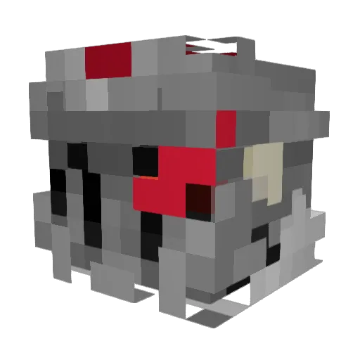 PsychoVoice Minecraft avatar head, 3D render