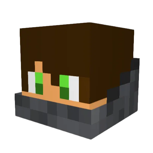 Psycho_0503 Minecraft avatar head, 3D render