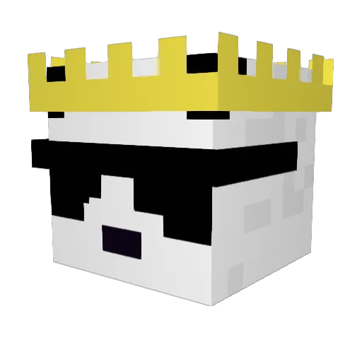 Psycho_Savior Minecraft avatar head, 3D render