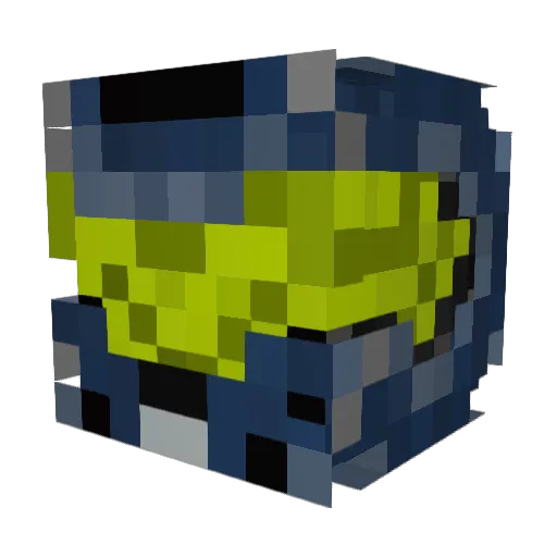 Psychodrake Minecraft avatar head, 3D render