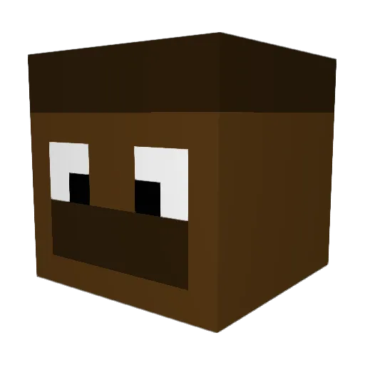 Psychofishy167 Minecraft avatar head, 3D render