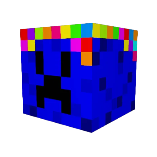 Psychopath97 Minecraft avatar head, 3D render