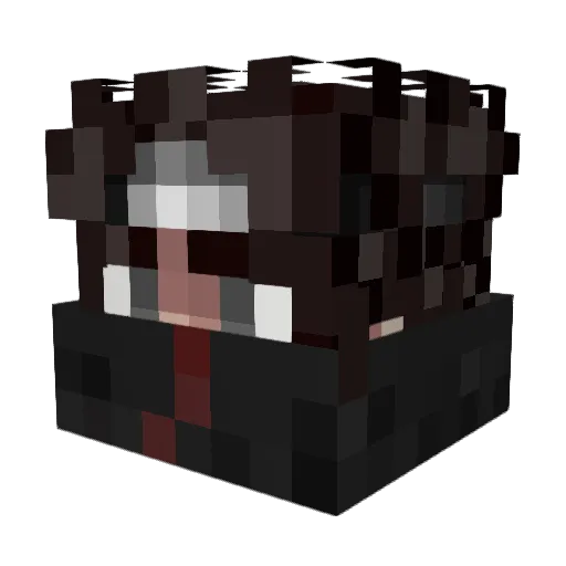 Psychopath__13 Minecraft avatar head, 3D render