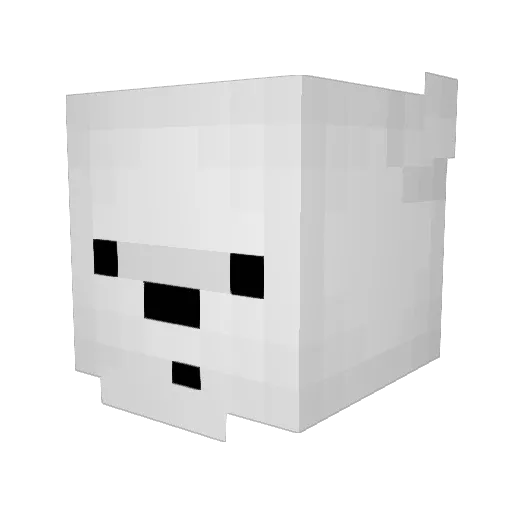 Psychos1s449 Minecraft avatar head, 3D render