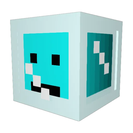 Psychos35 Minecraft avatar head, 3D render