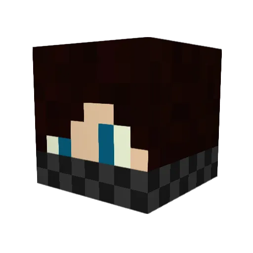 PsychoxGamer Minecraft avatar head, 3D render