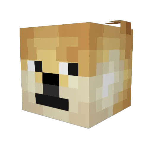 Psycold420 Minecraft avatar head, 3D render