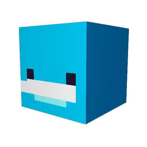 Psydude Minecraft avatar head, 3D render